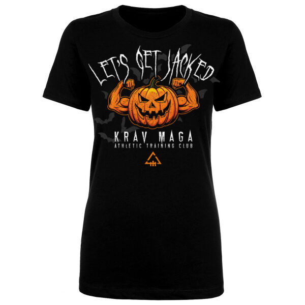 LET'S GET JACKED - WOMEN'S FITTED T-SHIRT Thumbnail