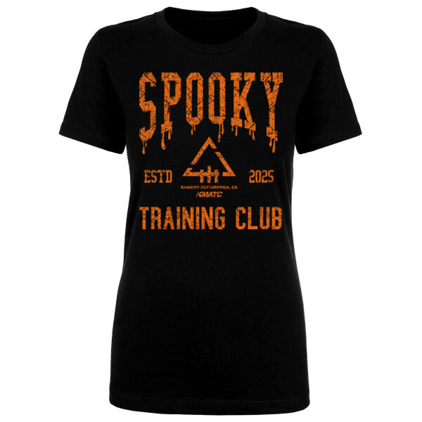 SPOOKY TRAINING CLUB - WOMEN'S FITTED T-SHIRT Thumbnail